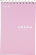 Mintra Office Steno Books - (Pastel 8PK - Lavender, Sage, Salmon, Spring Pink) - Poly Cover, Narrow Ruled Paper, 6" x 9", 100 sheets for Writing Notes for school, office, 6x9 steno notepad, top bound spiral (8 PACK)
