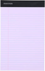 Mintra Office Legal Pads, ((Basic 6pk - (Pastel Set #2), 5in x 8in, Narrow Ruled))