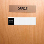 Office Door Sign,Privacy Sliding Message Sign,Do Not Disturb/Please Knock/Out of Office/in a Meeting/Working Remotely Indicator, That Lets Others Know Whether You're Available Or Not For Business-Acrylic,10 X 3 inches