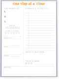Graphique Self Care To-Do List Notepad | 150 Tear-Away Sheets | Task Planner | Daily Organizer | Memo Writing Pad | Priority Checklist | Undated | 6” x 8”