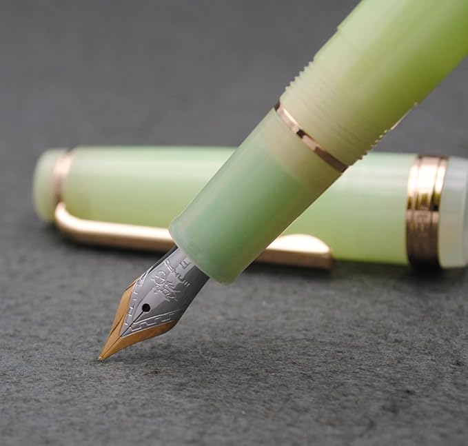 JINHAO 82 Fountain Pen (Tender Green,Fine Nib 0.5mm)