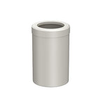 Gatco 1931, Modern Round Waste Basket, Matte Pearl