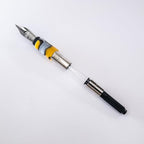 Conklin All American Fountain Pen in Yellowstone – Medium Nib, Unique Yellow, Brown & White Design – Ideal Gift for Professionals & Pen Collectors