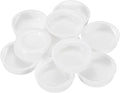 PATIKIL 100 Pcs Mailing Tube Plastic End Caps 1.4" ID PE Round Cardboard Shipping Tube Lids White Protective Poster End Caps for Paper Documents Artwork Storage
