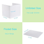 24 Pack Privacy Shields for Student Desks, Privacy folders for Student Testing Desk dividers- Includes Extra Labels