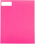 JAM PAPER Return Address Labels - Standard Mailing - 1 x 2 5/8 - Assorted Bright Colors - 600 Shipping Labels/Pack