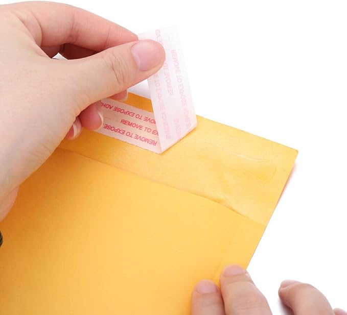 Kraft Bubble Mailers [25 Pack] Mailing Packing Envelopes #000 (4" x 8")