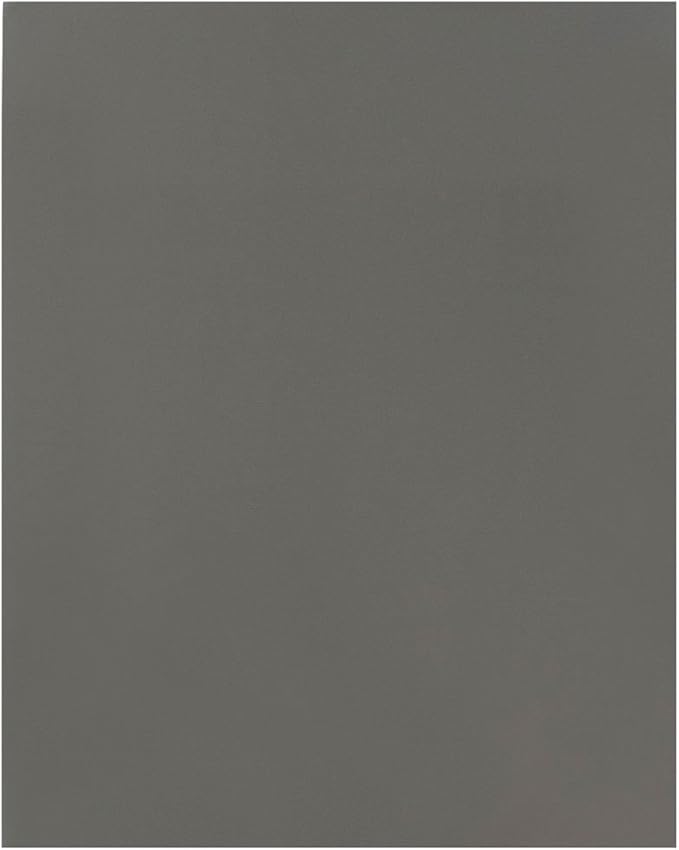 JAM PAPER Laminated Two Pocket Glossy School Folders - Letter Size - High Gloss Grey - Bulk 50/Box