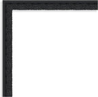 Amanti Art Black Framed Magnetic Board 22x50 Oversize Vision Board for use with Magnets, 100% Metal Sheet to Display Items as Office Decor or for Home Organization in mudroom, Kitchen or Kids Room