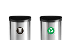 Recycle Sticker for Trash Bins - Perfect Recycling Stickers for Trash Can - 4 Pack - 5" by 5" Decal Logo - Ideal Label Sign for Home or Office Refuse Bin - Suitable for Indoor/Outdoor use