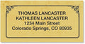 Antique Personalized Return Address Labels- Set of 144, Large Self-Adhesive, Flat-Sheet Labels, by Colorful Images