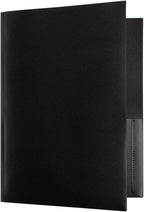 JAM PAPER Plastic Color POP Folders - 2 Pocket Durable Folders with Metal Prongs Fastener Clasps - Assorted Business Colors - 6/Pack