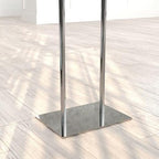 Bulletin Sign Holder – Econoco Heavy Duty Poster Display – Twin Uprights, Flat Floor Base – Indoor Standing Flyer Board 60”H – for Posters 22”x28”