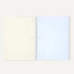 Amazon Basics Wide Ruled Spiral Notebook, 70 Sheets, 8" x 10-1/2", Assorted Solid Colors, 5 pack