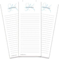 Current Initial Personalized Lined Notepad Set – Set of 3, 50-Sheet Pads, 3¼ x 8 Inches, Great for Graduations and Personalized Gifts, Printed in the USA