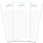 Current Initial Personalized Lined Notepad Set – Set of 3, 50-Sheet Pads, 3¼ x 8 Inches, Great for Graduations and Personalized Gifts, Printed in the USA