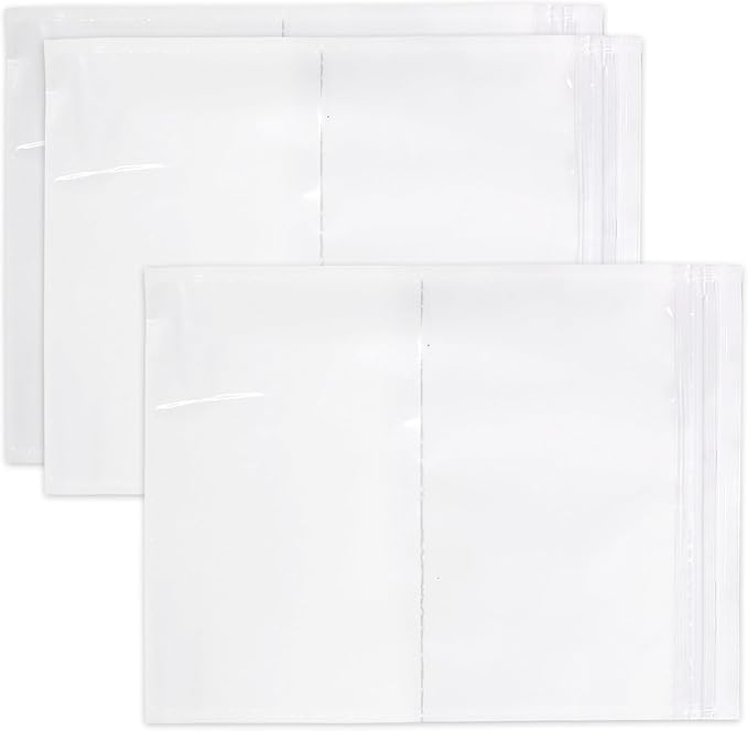 iMailer - 200 Pack 7.5"x 5.5" Packing List Envelopes -Resealable Adhesive Plastic Pouches for Shipping Labels and Document