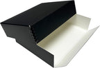 Lineco Museum Archival Storage Box, Drop Front Design with Metal Edges Removable Lid, 8.5 X 11 X 3 inches Acid-Free Photo Album Case, Preserve Prints Pictures, Magazine, Documents, Artworks, Black