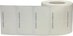 Dissolvable Blank Shelf Life Labels for Food Rotation Prep 1 x 2 Inch 500 Adhesive Stickers