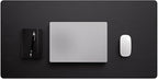 Jotsome Leather Desk Pad Mat, Non-Slip Desk Blotter Pad - Desk Protector for Office, Home, Laptop, and Desktop, Gift for The Holidays (Black, 34" x 17")