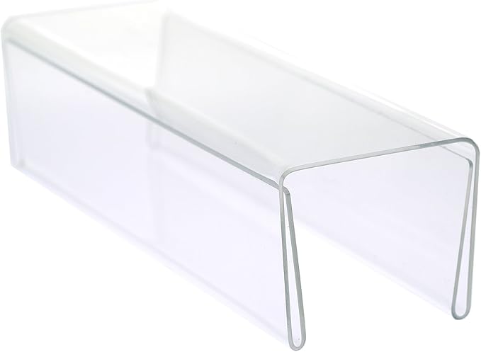 Source One Deluxe Clear Acrylic Cubicle Name Plate (2 Inch Hook, Name Plate Double Sided)