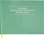 Firearms Acquisition and Disposition Record Book – Firearm Log Book, A&D Gun Log Book/ATF Gun Log Book/Record Book - 100 Pages, 10" x 7", Green