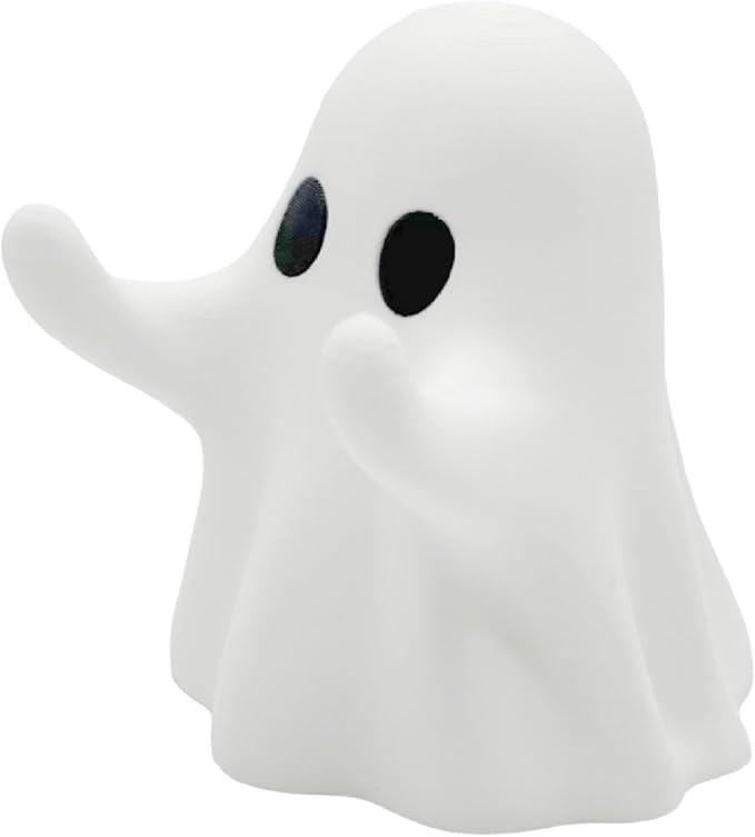 YGPM Ghostly Shape Pen Holder & Phone Stand Desktop Organiser For Home Office Halloween Tabletop Decor Elegant Writing Tool Display