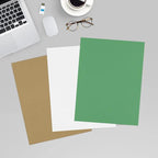 LUXPaper 8.5" x 11" Paper | Letter Size | Holiday Green | 80lb. Text | 50 Qty