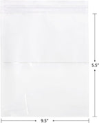 iMailer - 200 Pack 9.5"x 12" Packing List Envelopes -Resealable Adhesive Plastic Pouches for Shipping Labels and Document