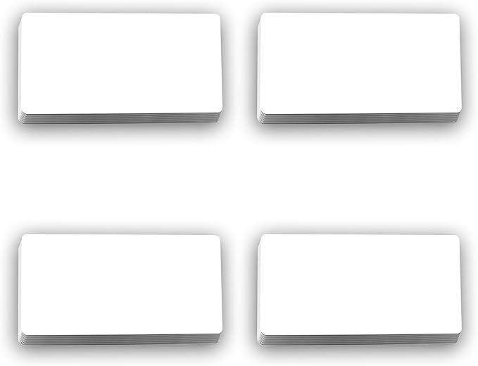 OQUYDEA 40-Pack Dry Erase Magnetic Labels - Waterproof, Eco-Friendly, Reusable Magnetic Name Tags for Classroom, Office, Cabinet, Whiteboard, Fridge & More (White, 2x4 Inches)…