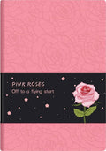 ipoul Soft Cover Journal, Rose Gifts for Women, Lined Journal Notebook, Wide Ruled Notebook, A5 Notebook 6"x8", PU Leather Softcover Notebook, Pink