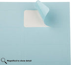 JAM PAPER Return Address Labels - Standard Mailing - 1 x 2 5/8 - Baby Blue - 120 Shipping Labels/Pack