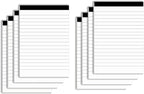 Nichela Notepad for Daily Planning and Organization of Work – 4 x 6-inches Lined Paper – Thick Bright White Paper – 30 Pages – Note Pads Ruled Pages – Pack of 8