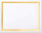 PaperDirect Pristine Specialty Certificates, 50 Sheets of 38lb White Paper, 8½" x 11", Gold Bold Foil Border, Perfect for Awards, Students, Employees, Volunteers, Course Completion, Diplomas