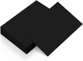 50 Sheets Black Cardstock 8.5 x 11 Thick Paper, Goefun 80lb Card Stock Paper for Halloween, Invitations, Scrapbooking, Crafts, DIY Cards