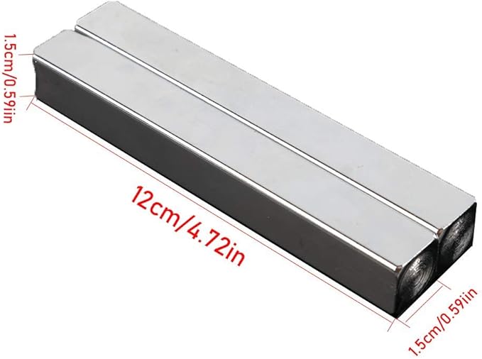 Metal Chinese Calligraphy Paperweight, 2 Pieces, Iron Paper Holder for Brush Painting and Sumi Drawing, Office Desk Accessory