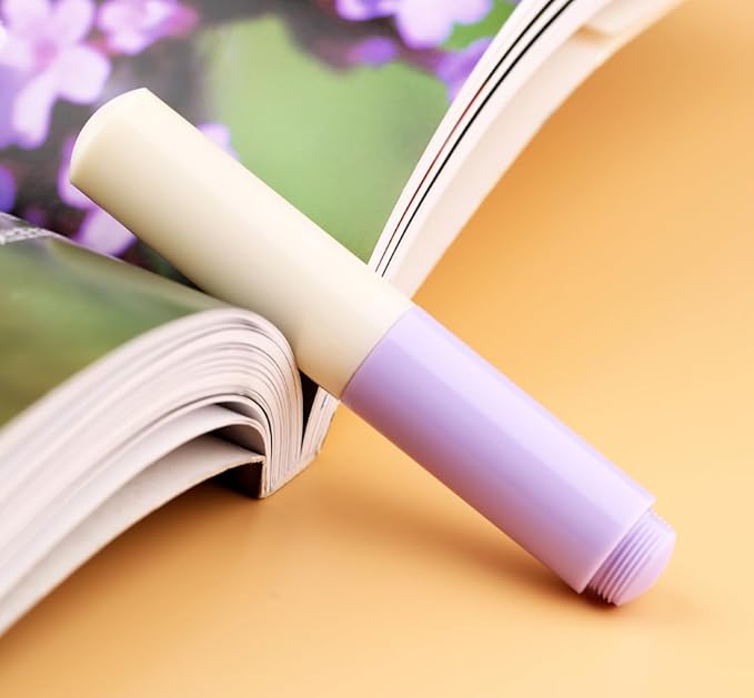 czxwyst Majohn Wancai 2.0 Mini Pocket-Size Eyedropper Fountain Pen (EF Nib 0.38mm, Purple Sweetheart)