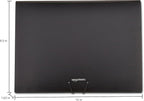 Amazon Basics Expanding Organizer File Folder, Letter Size - Black, 1-Pack