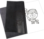 Selizo 100 Sheets Black Carbon Transfer Tracing Paper for Wood, Paper, Canvas and Other Art Surfaces (9 x 13 Inches)