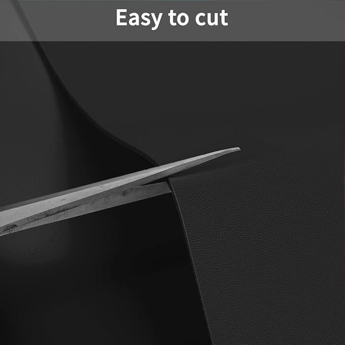 Zinkooat Desk Cover - 26x72 Inch Waterproof Easy to Clean Can Conceal Flaws Protector The Table Top from Scratches Used for Coffee Table (Black+Black 26x72)