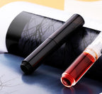 czxwyst Majohn Wancai 2.0 Mini Pocket-Size Eyedropper Fountain Pen (F Nib 0.5mm, Black)