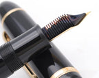 JINHAO X159 Fountain Pen (EF Nib 0.38mm, Black with Gold Clip)