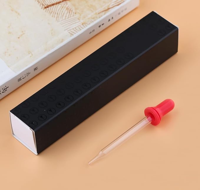 czxwyst Majohn Wancai 2.0 Mini Pocket-Size Eyedropper Fountain Pen (EF Nib 0.38mm, Black)