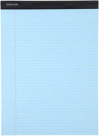 Mintra Office Legal Pads, ((Basic 6pk - (Pastel Version #2), 8.5in x 11in, Narrow Ruled))