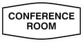 Fancy Conference Room Sign (White) - Medium