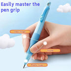 Inclock Handwriting thick mechanical pencils with grip: 2.0MM HB Pencil for kids with 14 leads (6 pack)