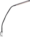 Electra™ Table Lamp: 3 Color Temperatures (Daylight 6000K/Cool 4000K/Warm 2700K), 95+ CRI LED, Dimmer Switch, Flexible Arm, Desk Lamp for Artists, Crafts & Office (Black, 2500 Lux at 12")