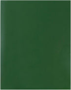JAM PAPER Laminated Two Pocket Glossy School Folders - Letter Size - High Gloss Green - Bulk 100/Box