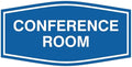 Fancy Conference Room Sign (Blue) - Medium