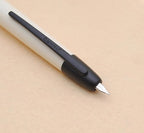 JINHAO 20 Press Fountain Pen, Retractable Capless Resin Pen with Ink Converter (F Nib 0.5mm, Ivory White)